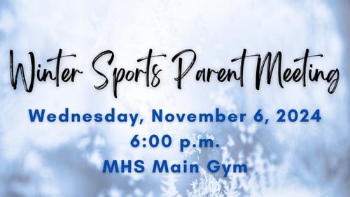 Winter Sports Parent/Athlete Meeting - November 6, 2024