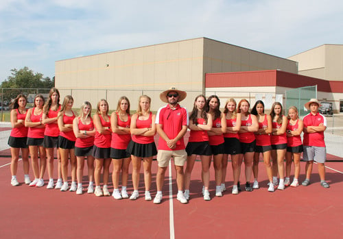 Girls Tennis Team Photo